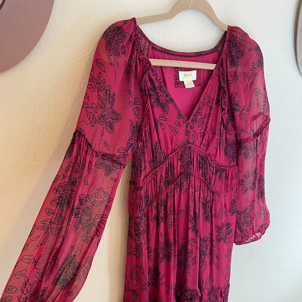 Maeve Anthropologie Long Sleeve Fall Dress, Size 4